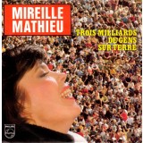 Vinil LP Mireille Mathieu &ndash; Trois Milliards De Gens Sur Terre (VG+)