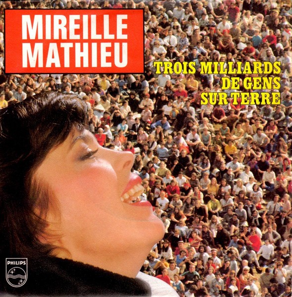 Vinil LP Mireille Mathieu &ndash; Trois Milliards De Gens Sur Terre (VG+)
