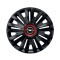 Set 4 capace roti Negre Cu Inel Rosu Royal R14 Compatibil Cu Opel