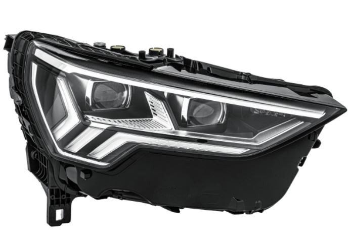Far AUDI Q3 (F3), 07.2018-, partea dreapta, ZKW, Tip=MATRIX; LED; electric; fara unitate control LED; cu motor; LED; cu lumina dinamica pentru viraje