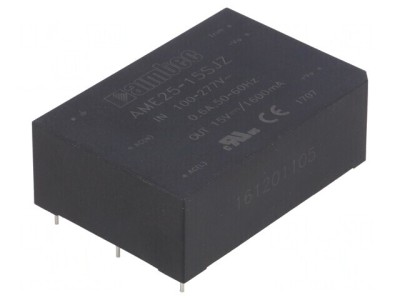 Convertor AC/DC 25W 15VDC AME25-15SJZ foto