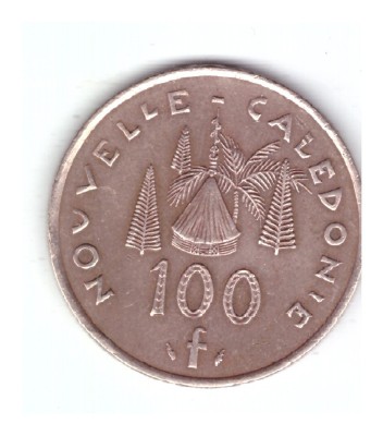Moneda Noua Caledonie 100 francs/franci 1991, stare buna, curata foto