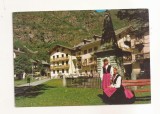 FA155 - Carte Postala - ITALIA - Valle d'Aosta. Issime, La piazza Comunale, circulata 1969
