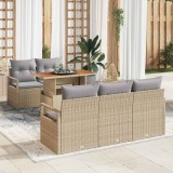 Cumpara ieftin Set de canapele pentru grădină 6 pcs Bej Rattan poli