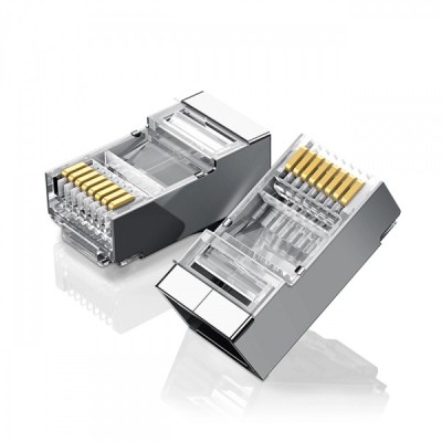 Conector Retea UGREEN NW111, RJ45, Cat6, Set 50 bucati foto