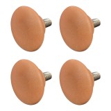 Cumpara ieftin Picior pentru mobila &Oslash; 36 mm, filet M6 x 12 mm, par, 4 buc / set