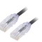Cablu patch cord UTP Cat6a 1m negru