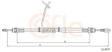 Cablu frana de parcare Ford Transit Sasiu Motor 2.2 TDCi, 2.2 TDCi 4x4, 2.2 TDCi RWD, 2.3 16V RWD, 2.4 TDCi 4x4, 2.4 TDCi RWD, parte montare stanga,