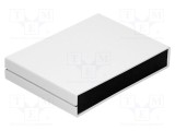 Carcasă GAINTA cu panou IP54, 225mm x 165mm x 40mm, ABS gri deschis