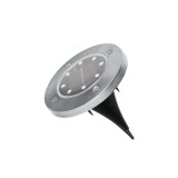 Lampa solara LED Garden of Eden, 120 x 135 mm, 8 x LED, 400 mAh, autonomie 6-8 h, circulara, lumina alb cald