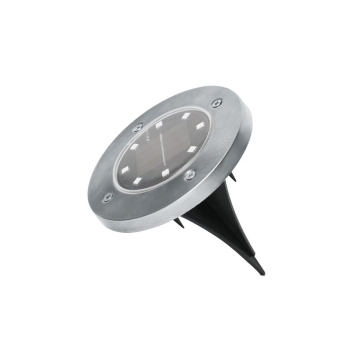 Lampa solara LED Garden of Eden, 120 x 135 mm, 8 x LED, 400 mAh, autonomie 6-8 h, circulara, lumina alb cald