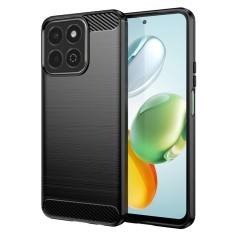 Husa Honor 200 Smart Techsuit Carbon Silicone, negru foto