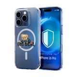 Husa pentru iphone 16 pro max, atasare magnetica, magsafe, big deal, clear