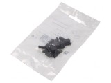 Obturator Negru pentru Profil LED, 20 buc, ABS Slim 8