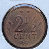 X672 Indiile Olandeze 2 1/2 centi 1971, America Centrala si de Sud