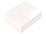 Carcasă Universală ABS Albă 86x109x36mm