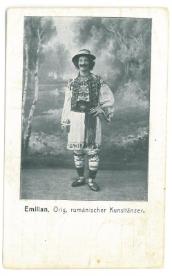 4716 - ETHNIC man, Romania - old postcard - unused foto