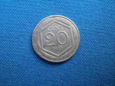 20 CENTISIMI 1918-ITALIA foto