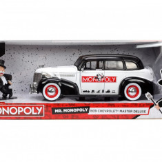 Set figurina si masinuta - Mr. Monopoly & 1939 Chevrolet Master Deluxe | Jada Toys