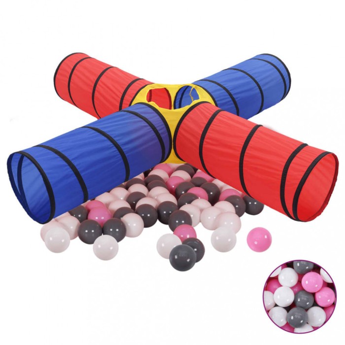 vidaXL Cort de joacă pentru copii cu 250 bile, multicolor 3107711