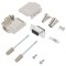 Conector D-Sub 9 pini mama cu terminal pe cablu gold flash