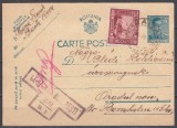 ROMANIA 1940 CARTE POSTALA CP 108 CIRCULATA STAMPILA DE CENZURA CENZURAT BUCURESTI 299/B 1, Printata