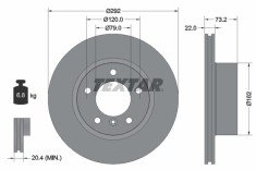TEXTAR 92132805 PRO+ Disc frana