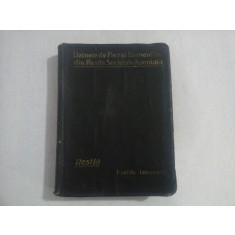 UZINELE DE FIER SI DOMENIILE DIN RESITA SOCIETATEA ANONIMA - editia 1926