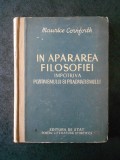 M. CORNFORTH - IN APARAREA FILOSOFIEI IMPOTRIVA POZITIVISMULUI SI PRAGMATISMULUI