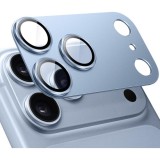 Folie Camera pentru IPhone 17 Pro Max, protectie metalica, Albastru Deschis