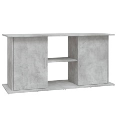 Suport pentru acvariu, gri beton, 121x41x58 cm, lemn stratificat
