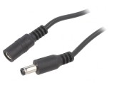 Cablu Alimentare DC 5,5/2,5mm Negru