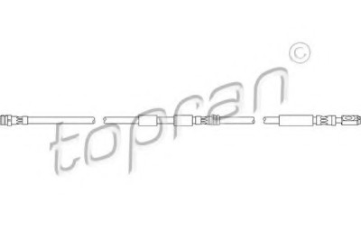 Conducta / cablu frana SKODA OCTAVIA I (1U2) (1996 - 2010) TOPRAN 110 393 foto