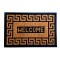 Covoras intrare Panama Bety Vanora, 60 x 40 cm, cauciuc/fibre de cocos, Bej/Negru