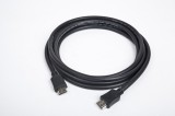 CABLU video GEMBIRD, HDMI (T) la HDMI (T), 1.8m, conectori auriti, rezolutie maxima 4K (3840 x 2160) la 60 Hz, negru, &quot;CC-HDMI4-6&quot; (timbru verde 0.18