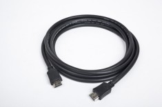 CABLU video GEMBIRD, HDMI (T) la HDMI (T), 1.8m, conectori auriti, rezolutie maxima 4K (3840 x 2160) la 60 Hz, negru, &amp;quot;CC-HDMI4-6&amp;quot; (timbru verde 0.18 foto