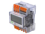 Controler pentru șină DIN &icirc;n impulsuri S0 IP20 65A -40&divide;70&deg;C