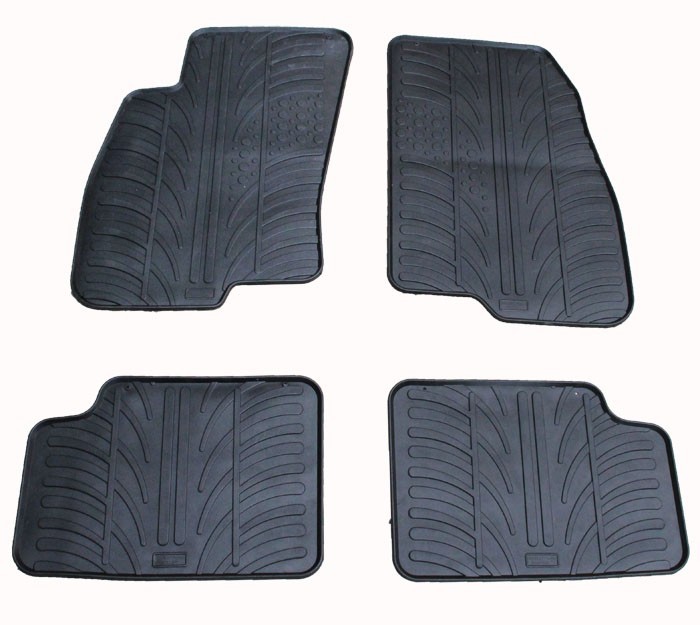 Set covorase auto din cauciuc Fiat Grande Punto 2005-2010, Negru, Gledring, 4 buc. AutoDrive ProParts