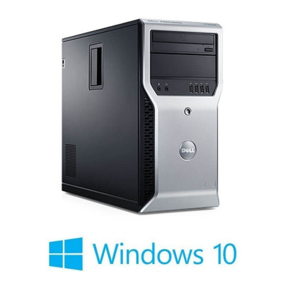 Workstation Dell Precision T1600, E3-1245, Quadro 600, Win 10 Home foto