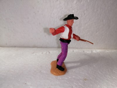 bnk jc Figurina de plastic - Timpo - cowboy cu pusca foto