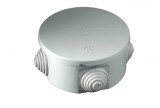 Doza aplicata rotunda 65x35mm ABS cu presetupe IP44, Elettrocanali