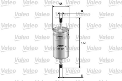 VALEO 587027 filtru combustibil foto