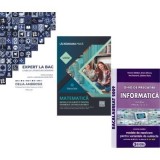 Pachet Bacalaureat 2026. Ghid complet Limba si literatura romana, Matematica Filiera tehnologica, servicii si Informatica clasele 11-12, intensiv Pasc