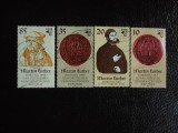 DDR-MARTIN LUTHER-SERIE COMPLETA-STAMPILATE, Stampilat