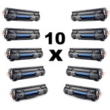 Set 10 Tonere Compatibile CE278A (78A) Black ProCart pentru HP LaserJet P1566, P1606dn, M1536dnf - 21000 pagini