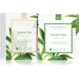 FOREO UFO&trade; Green Tea Masca pentru fata cu efect catifelant si revigorant 6 x 6 g