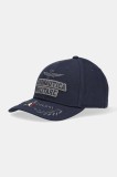 Aeronautica Militare șapcă de baseball din bumbac culoarea albastru marin, cu imprimeu, HA1104CT2261