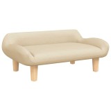 Cumpara ieftin Canapea pentru copii, crem, 70x40x24 cm, material textil