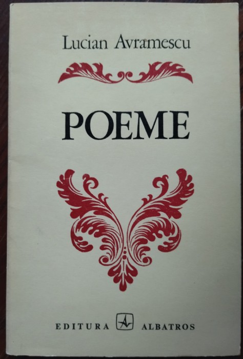 LUCIAN AVRAMESCU - POEME (volum de debut, 1975)