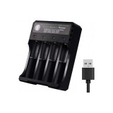 Incarcator litiu 4x18650 universal USB BH-042100